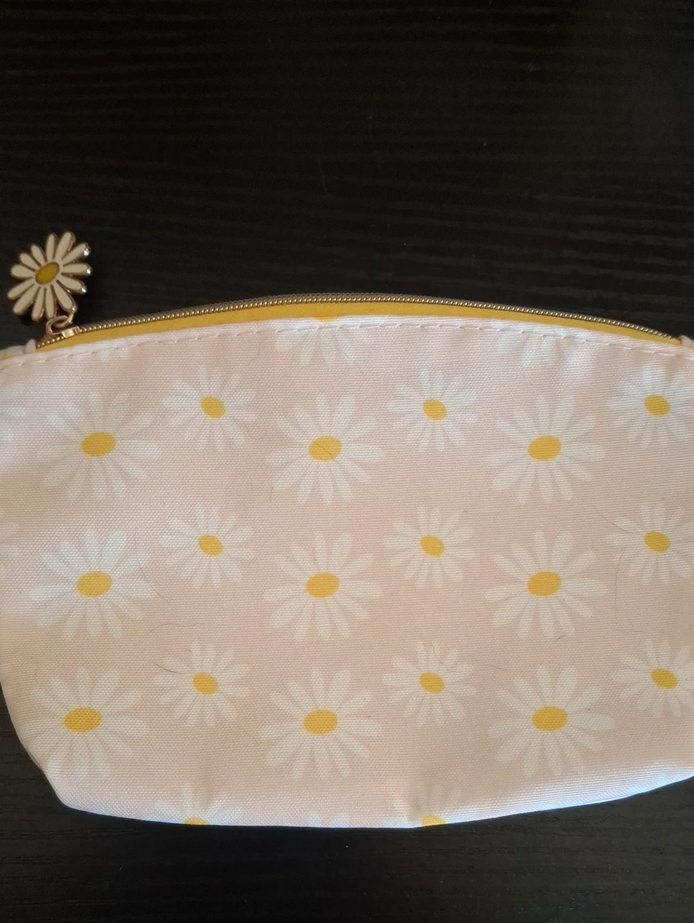 Pink Daisy Cosmetic Pouch - Women Bags